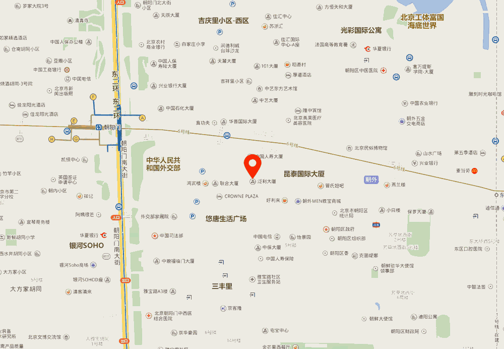 泛利大厦位置地图